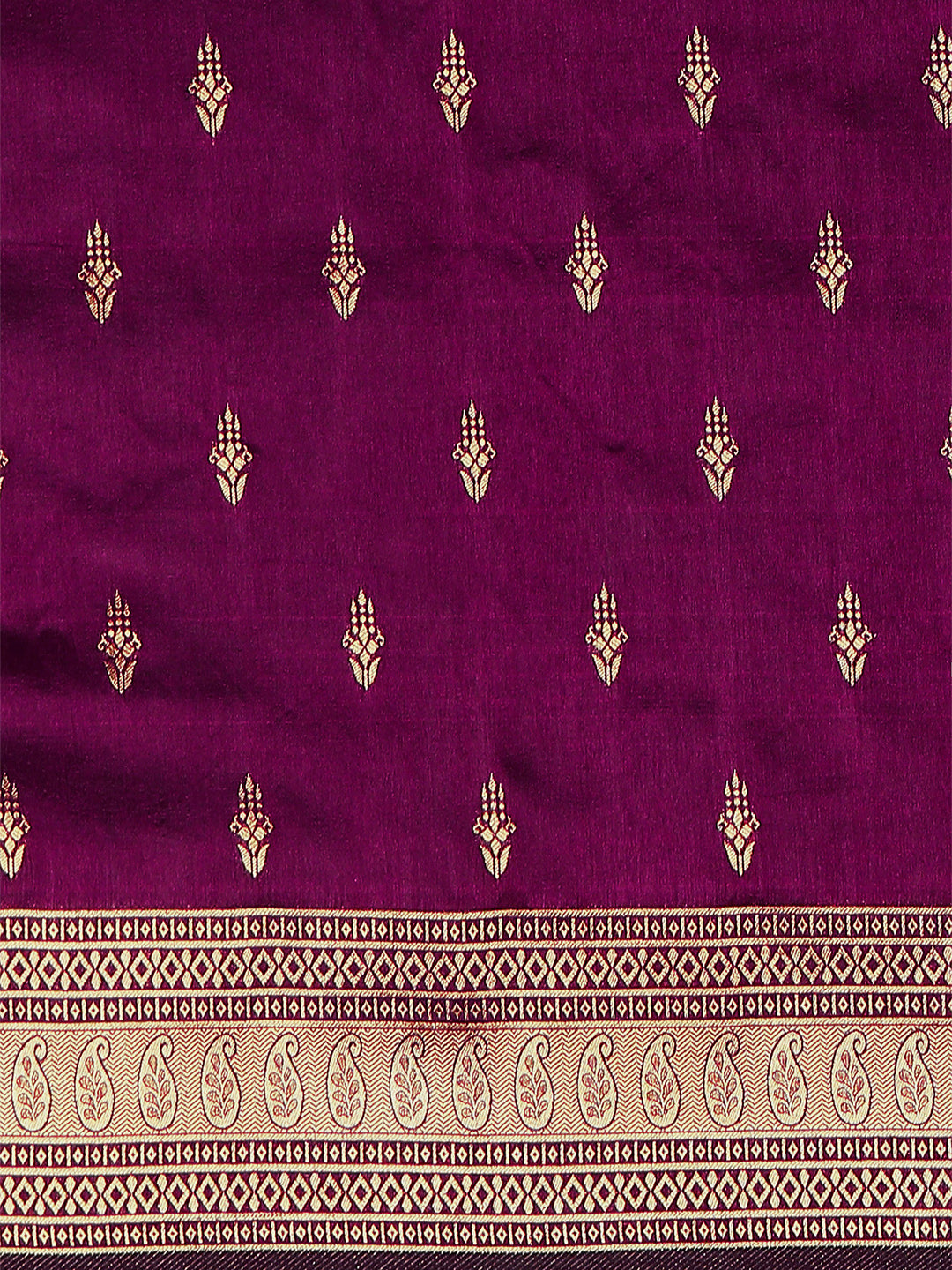 silk blend magenta wovendesign designer saree with blouse piece 2pakhi4103b