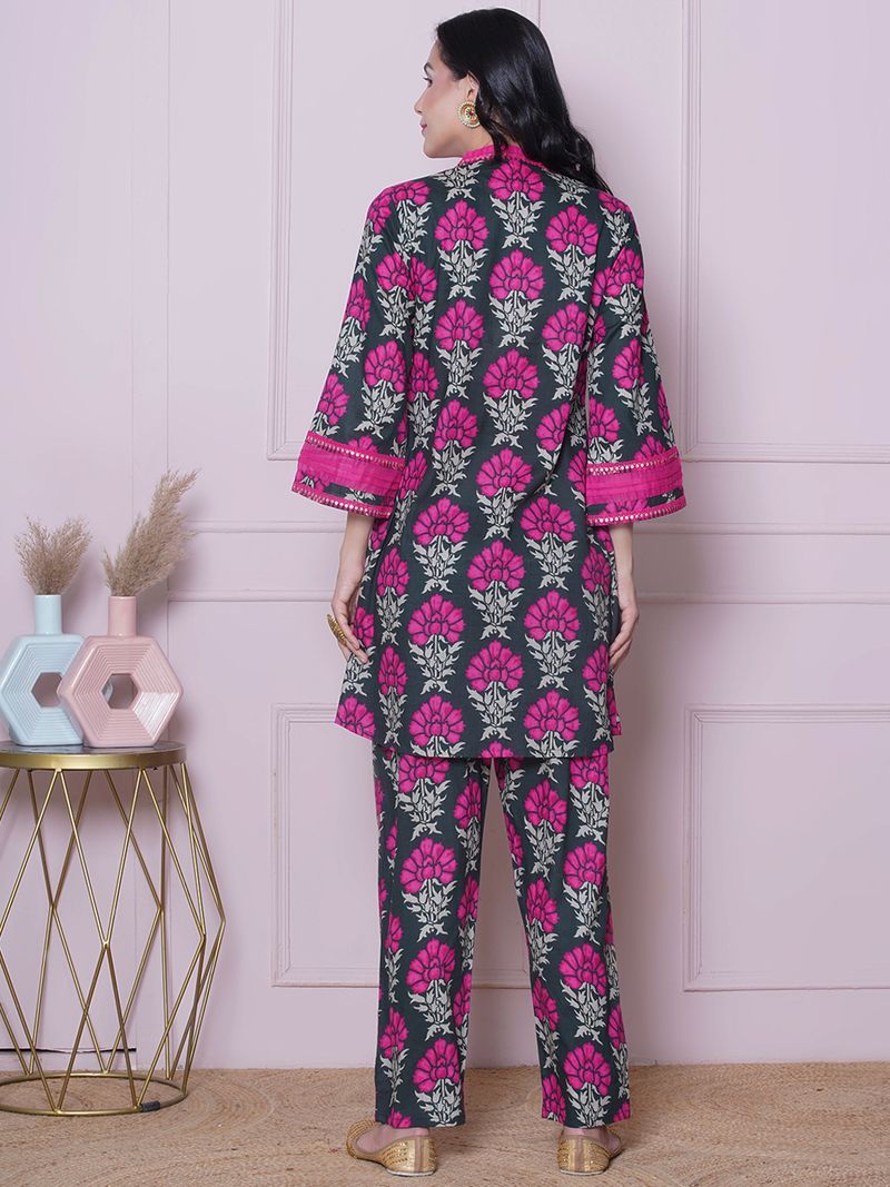 pink white co ords set